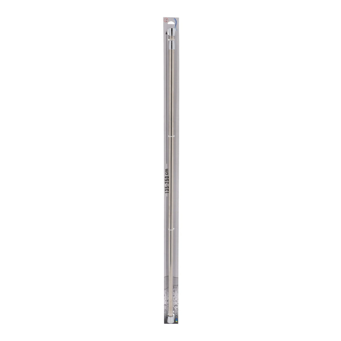 Bară Pentru Perdea De Duș Din Oțel Inoxidabil 135-250 cm - Crom - ramosdecor