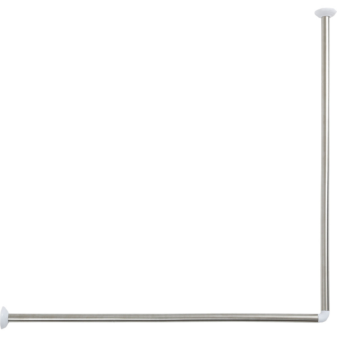 Bară Colțară Pentru Perdea De Duș Din Oțel Inoxidabil 90x90 Cm - Cromată ilustrat într-un decor elegant marca Ramos