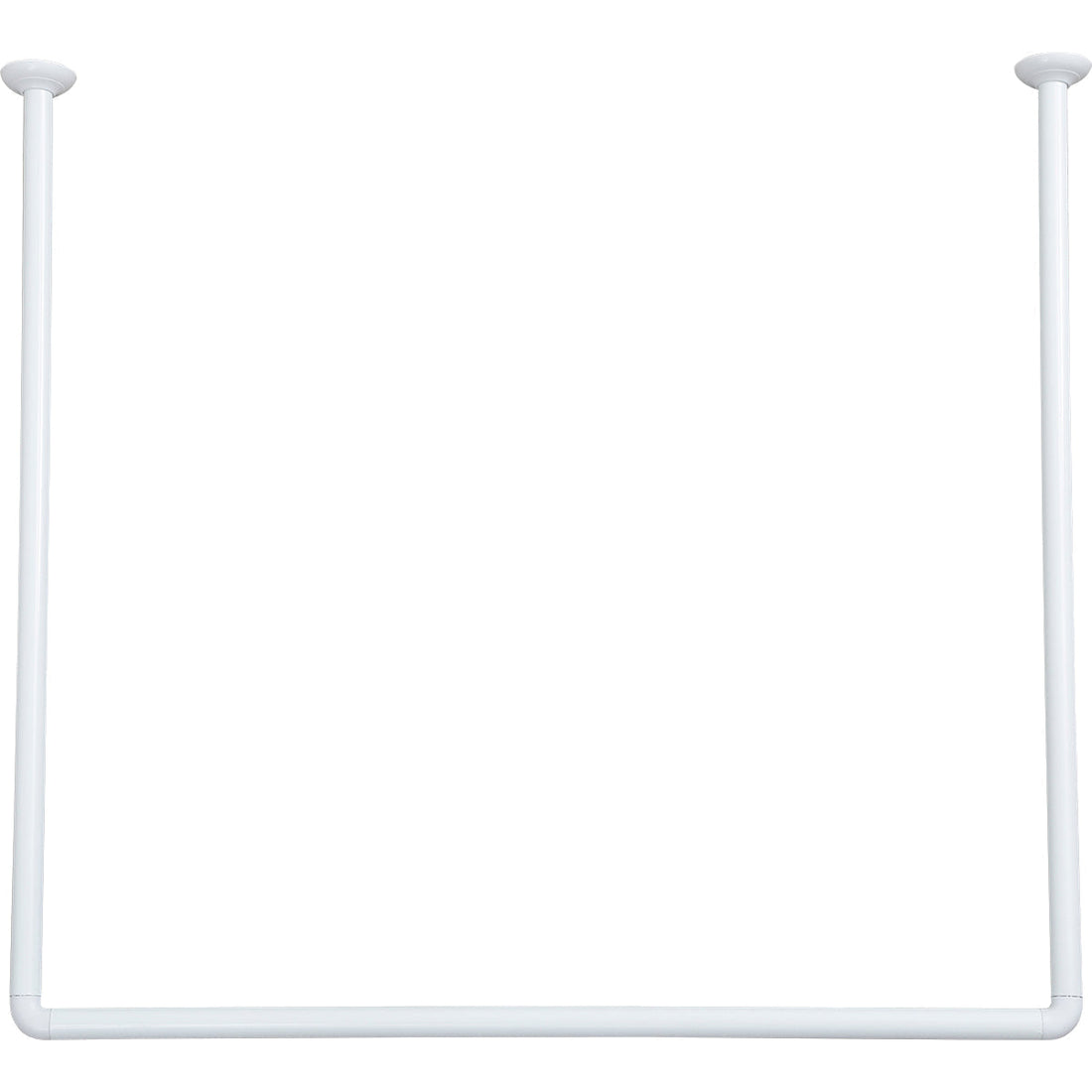 Bară De Aluminiu Colțară În Formă De U 80x80x80 Cm - Albă ilustrat într-un decor elegant marca Ramos
