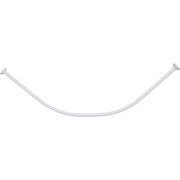 Bară De Duș Curbată Din Aluminiu 90x90 Cm - Albă ilustrat într-un decor elegant marca Ramos