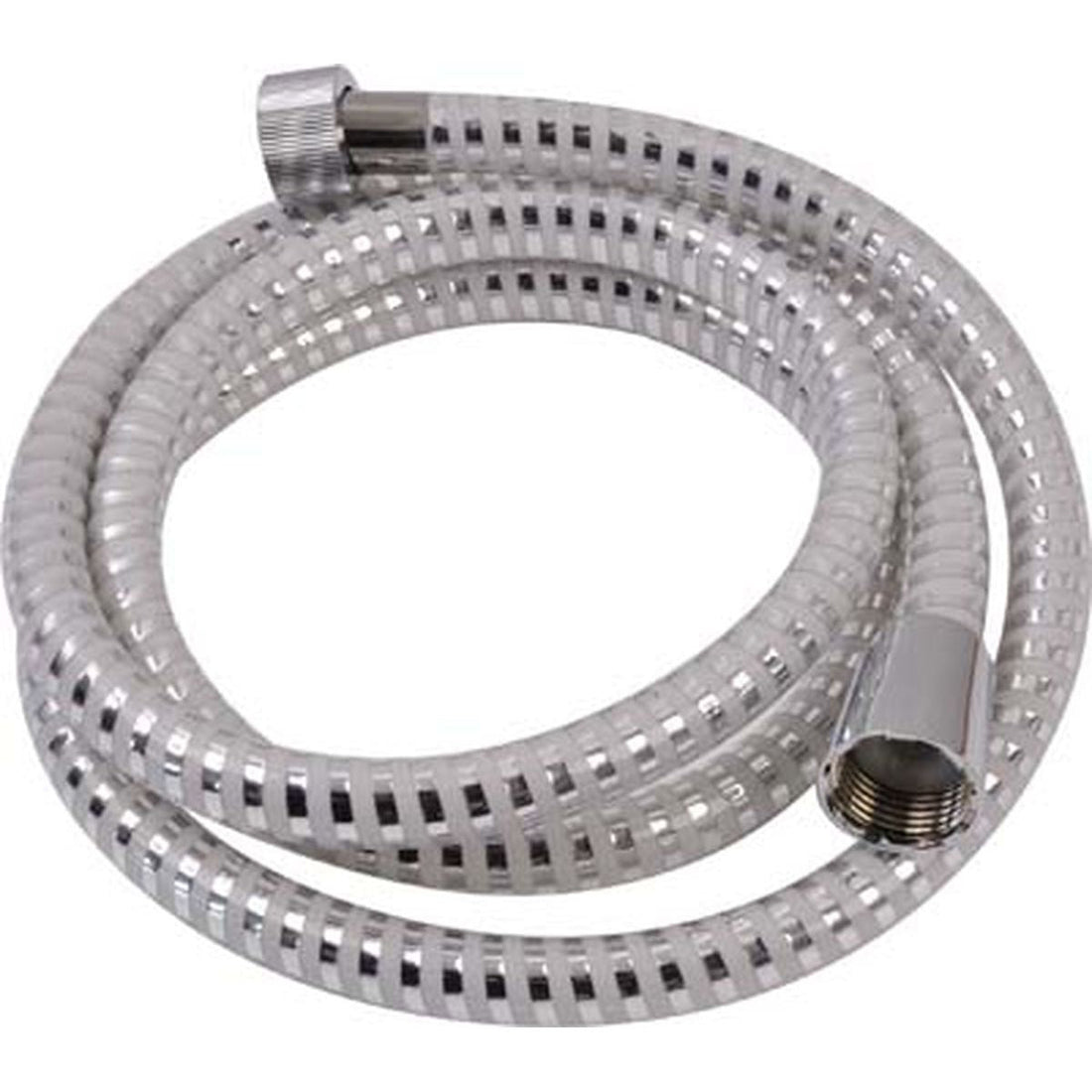 Furtun Flexibil Din PVC 150 Cm - Alb/Argintiu - ramosdecor