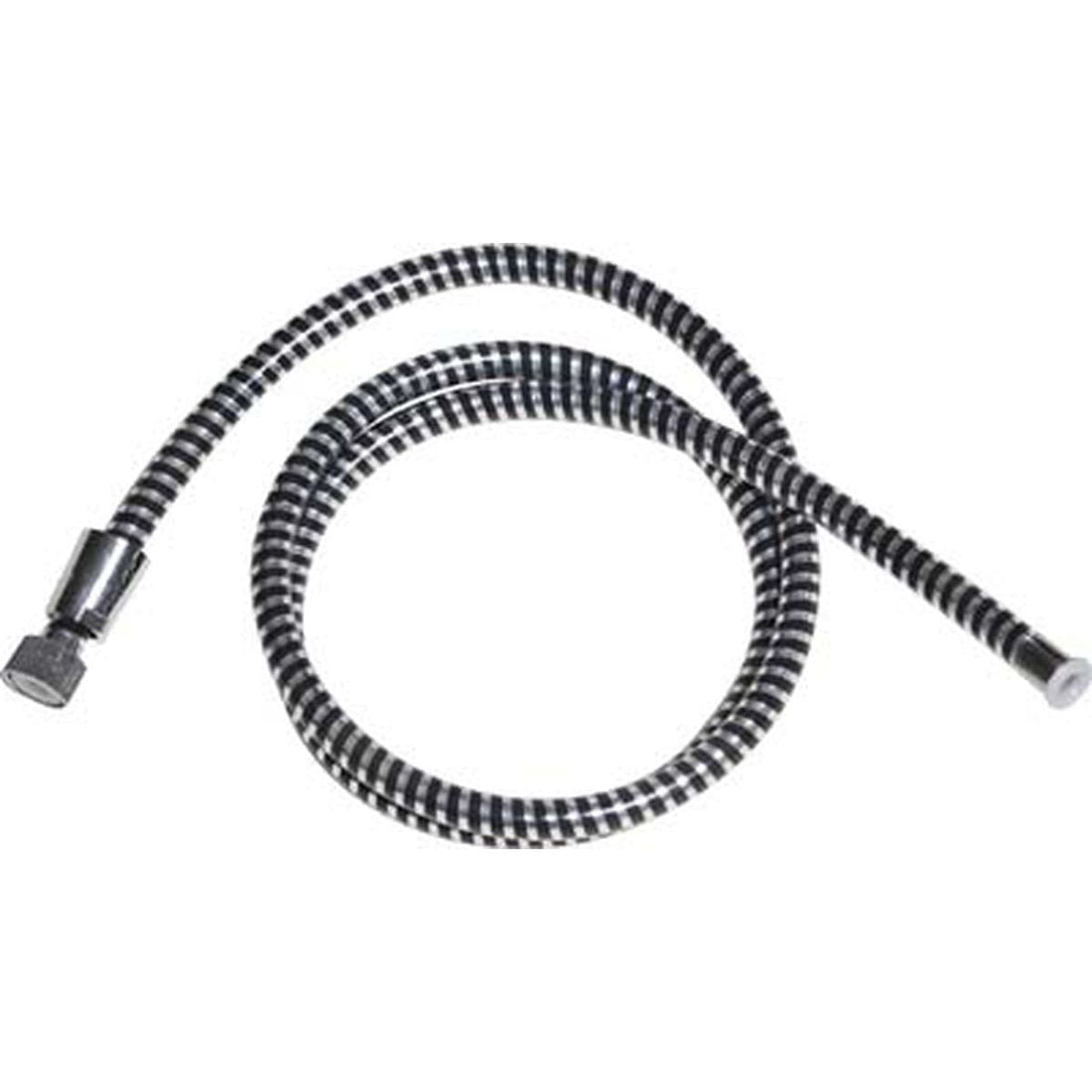 Furtun Flexibil Din PVC 200 Cm - Negru/Argintiu - ramosdecor
