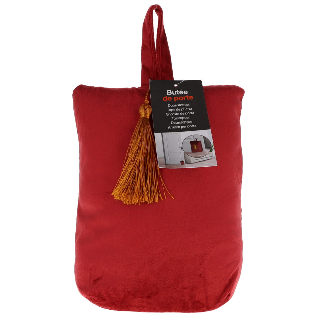 Opritor ușă Velvet Annees 30 Roșu - ramosdecor