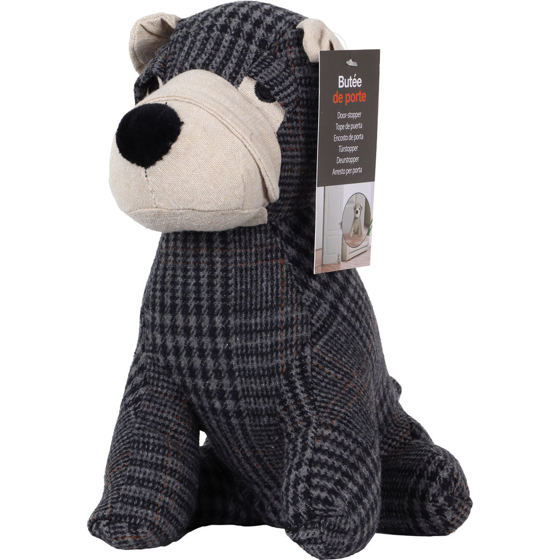 Opritor ușă Puppy Albastru Gri - ramosdecor