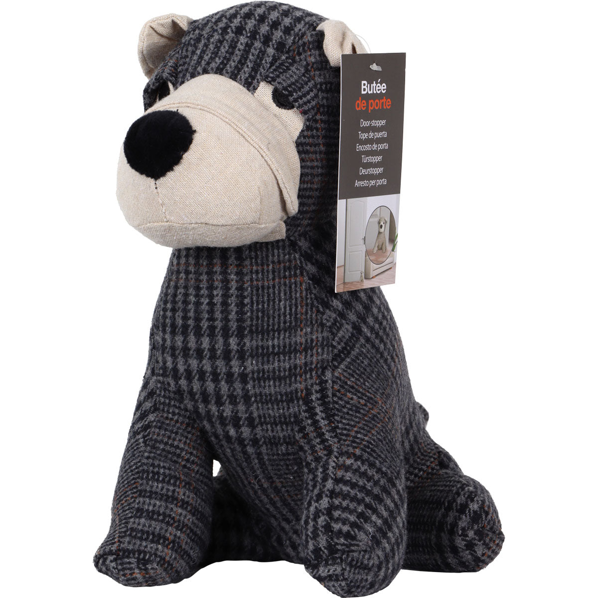 Opritor ușă Puppy Albastru Gri - ramosdecor