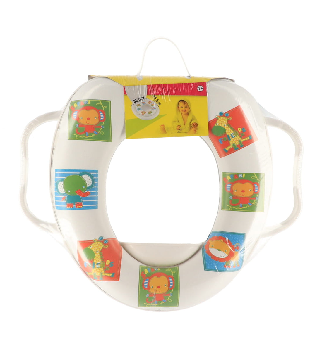 Reducător Moale Pentru Toaletă Cu Mânere - Childish - ramosdecor