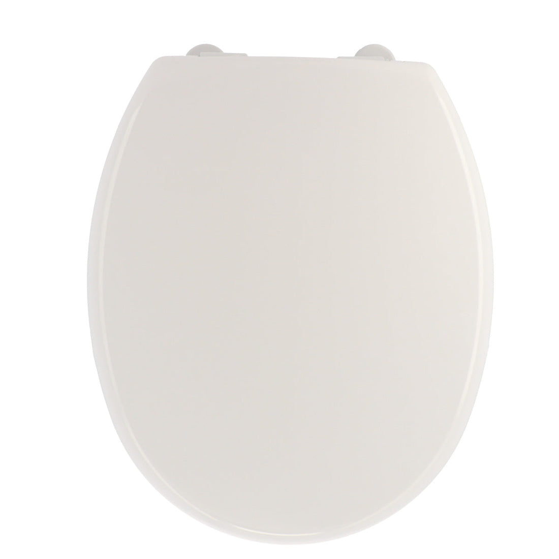 Capac de Toaletă cu Balamale din Plastic si Închidere Lentă - Alb prezentat într-un decor modern marca Ramos