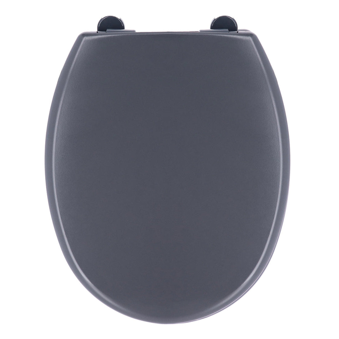 Capac de Toaletă cu Balamale din Plastic si Închidere Lentă - Gri prezentat într-un decor modern marca Ramos