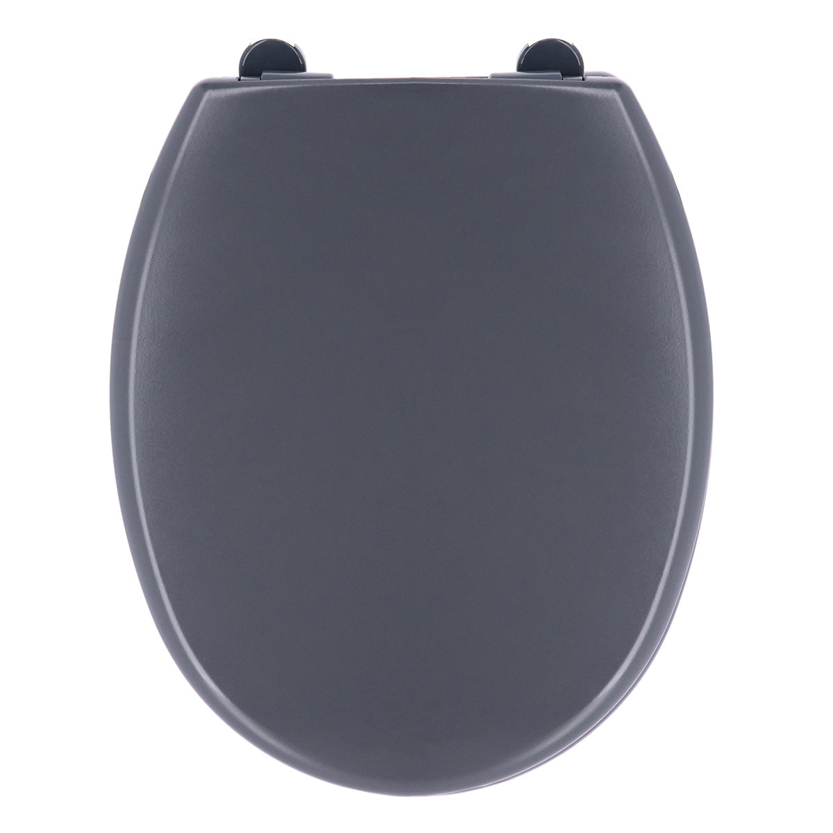 Capac de Toaletă cu Balamale din Plastic si Închidere Lentă - Gri prezentat într-un decor modern marca Ramos
