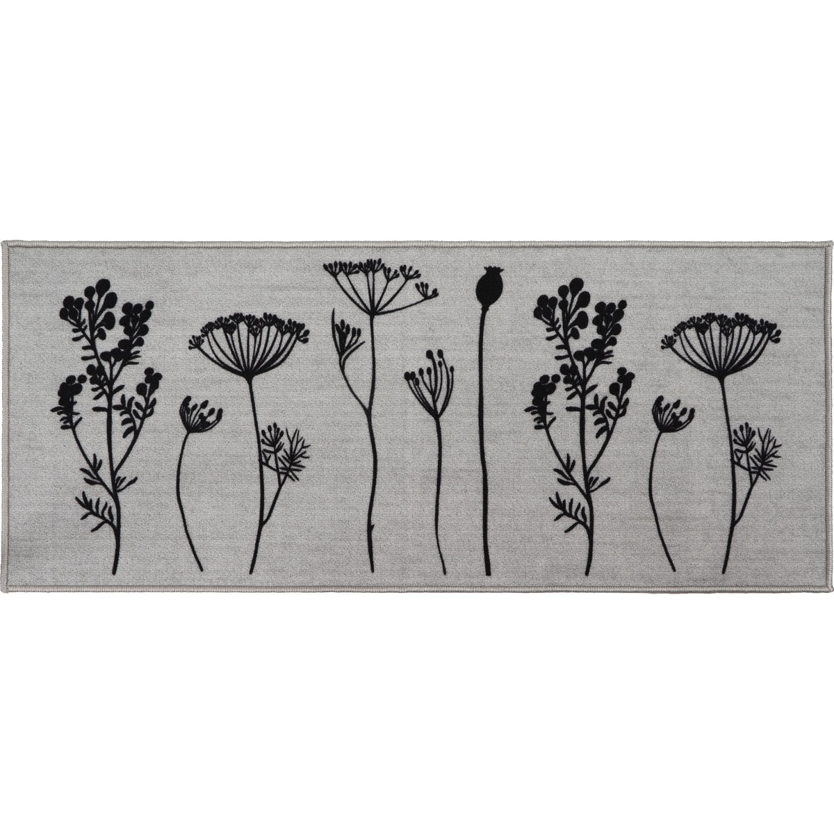 Covor bucătărie Herbier Gri - 50X120CM - ramosdecor