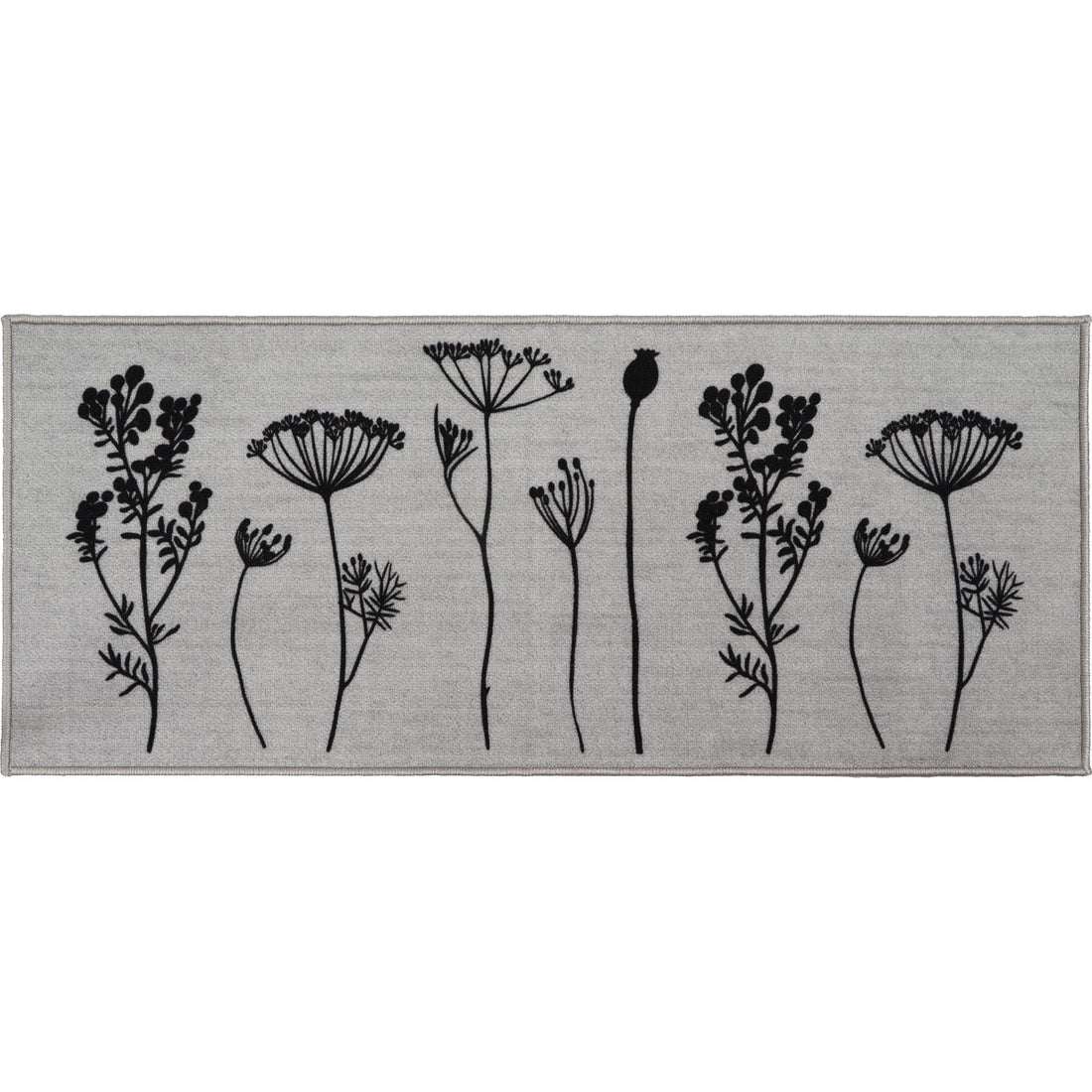 Covor bucătărie Herbier Gri - 50X120CM - ramosdecor