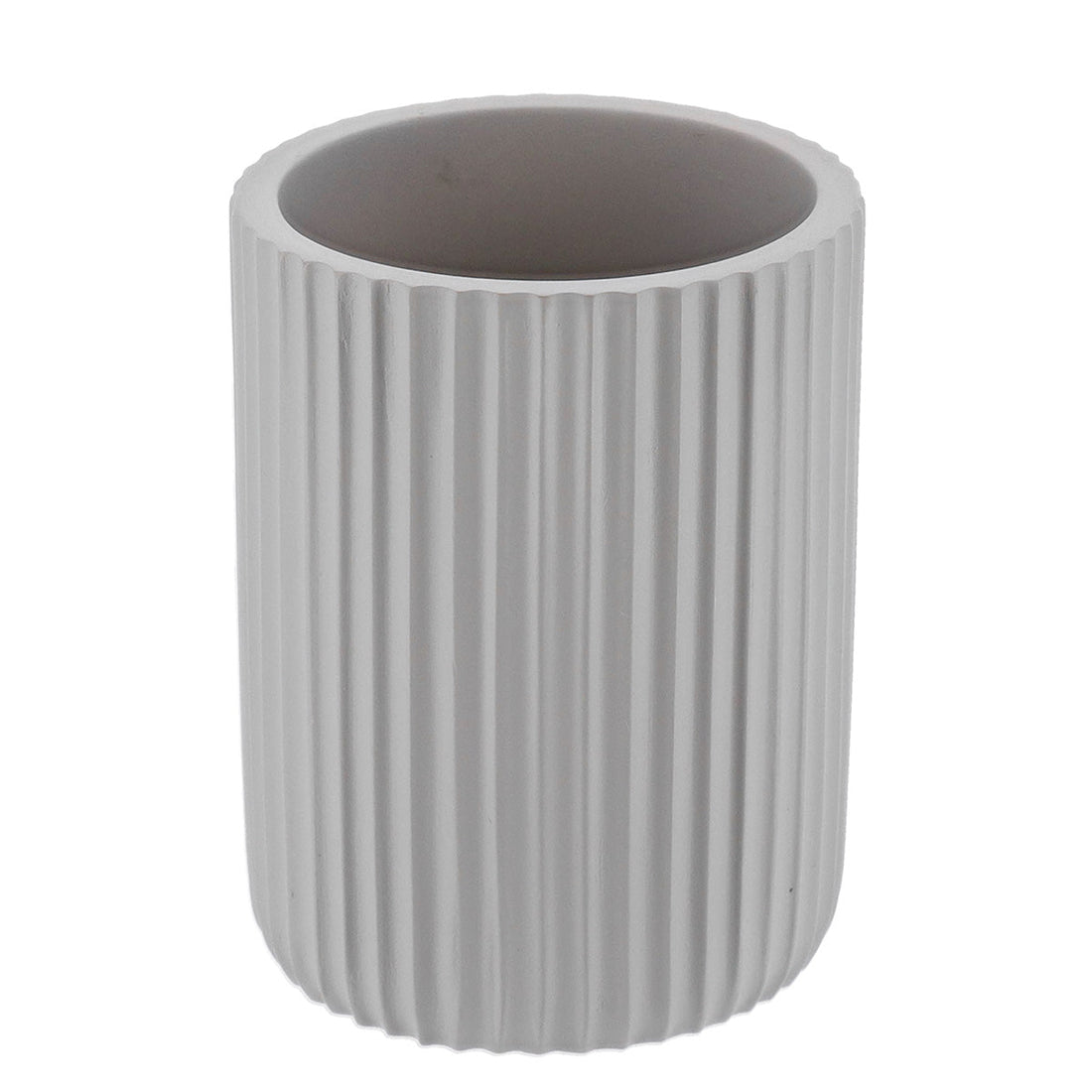 Pahar Rotund din Polirășină cu Dungi - Clear Green - ramosdecor