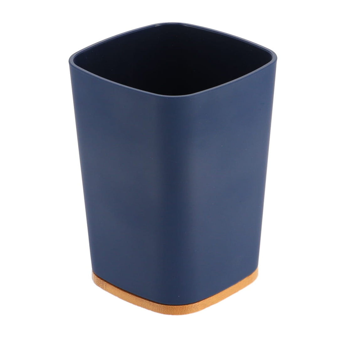 Pahar din Cauciuc cu ABS și Bambus - Navy Blue - ramosdecor