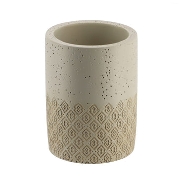 Pahar Gravat din Poliresină - Natural prezentat într-un decor modern marca Ramos