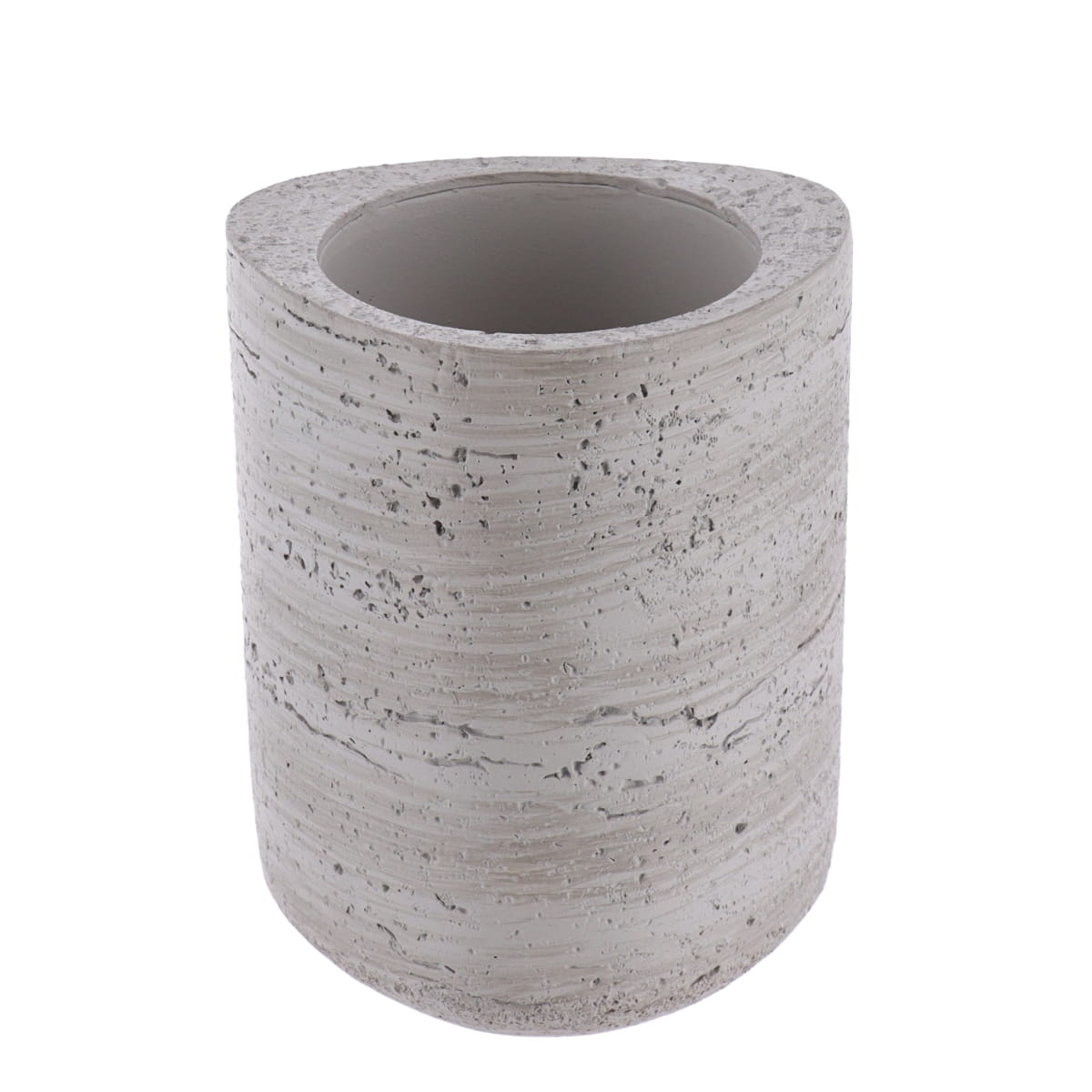 Pahar din Polirasină cu Efect de Beton - Gri prezentat într-un decor modern marca Ramos