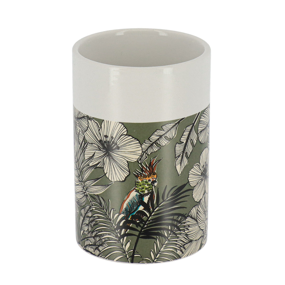 Pahar Rotund din Dolomit - Khaki Jungle Fever prezentat într-un decor modern marca Ramos