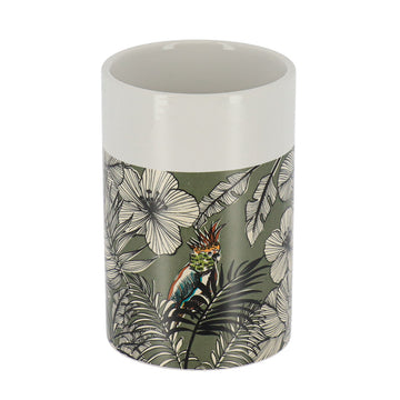 Pahar Rotund din Dolomit - Khaki Jungle Fever prezentat într-un decor modern marca Ramos