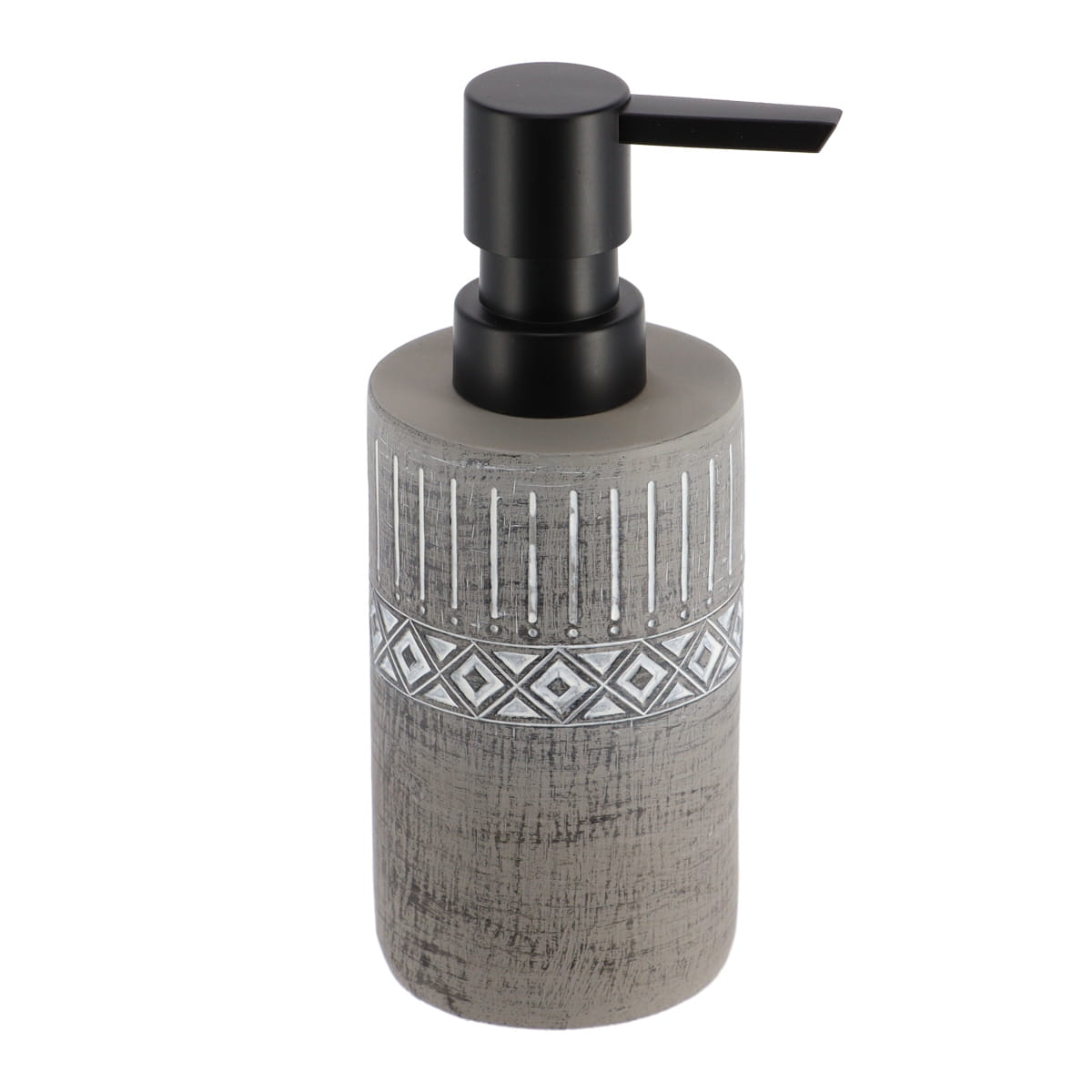 Dozator de Săpun din Ciment 160 ml - Gri prezentat într-un decor modern marca Ramos