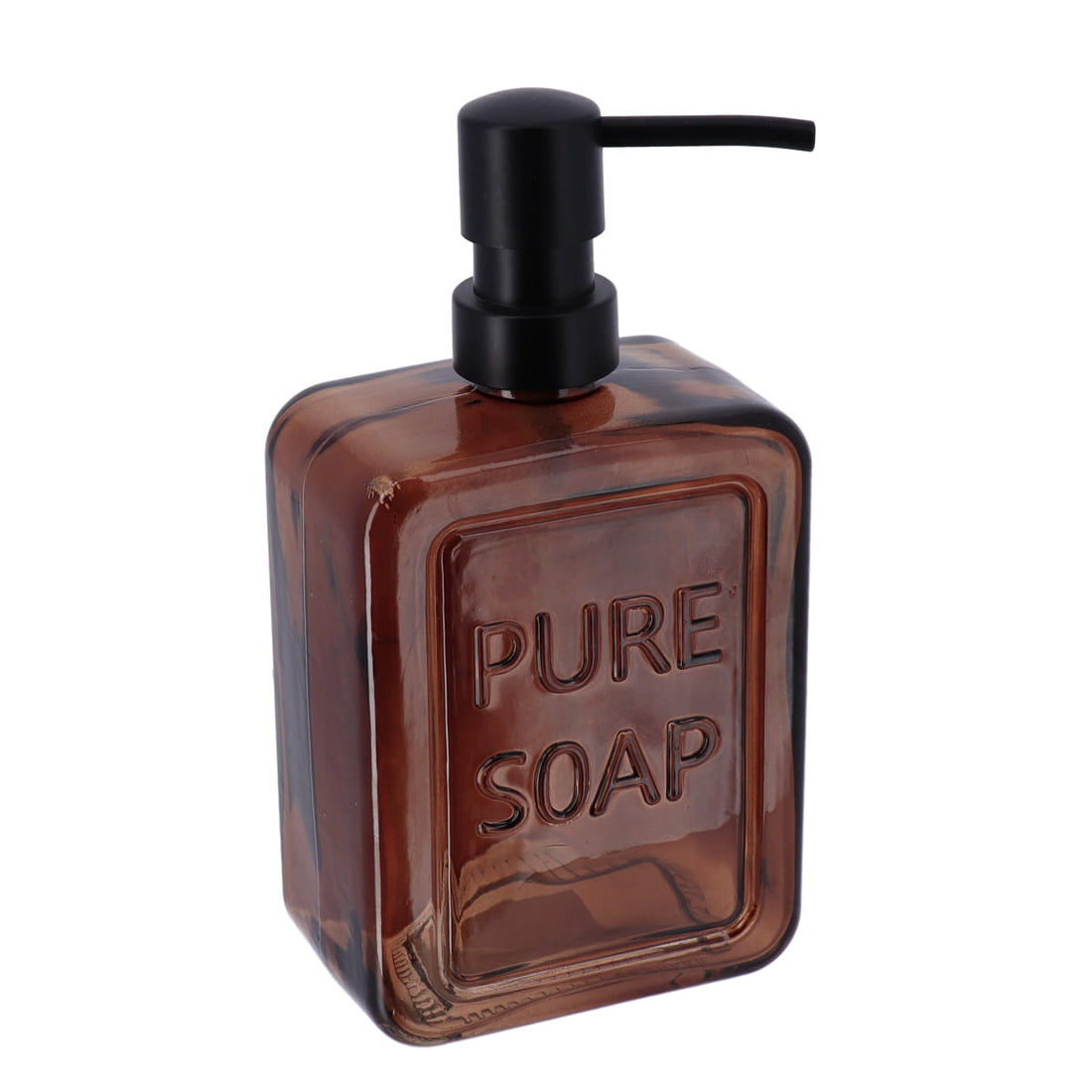 Dozator de Săpun din Polirasină 570 ml - Amber prezentat într-un decor modern marca Ramos