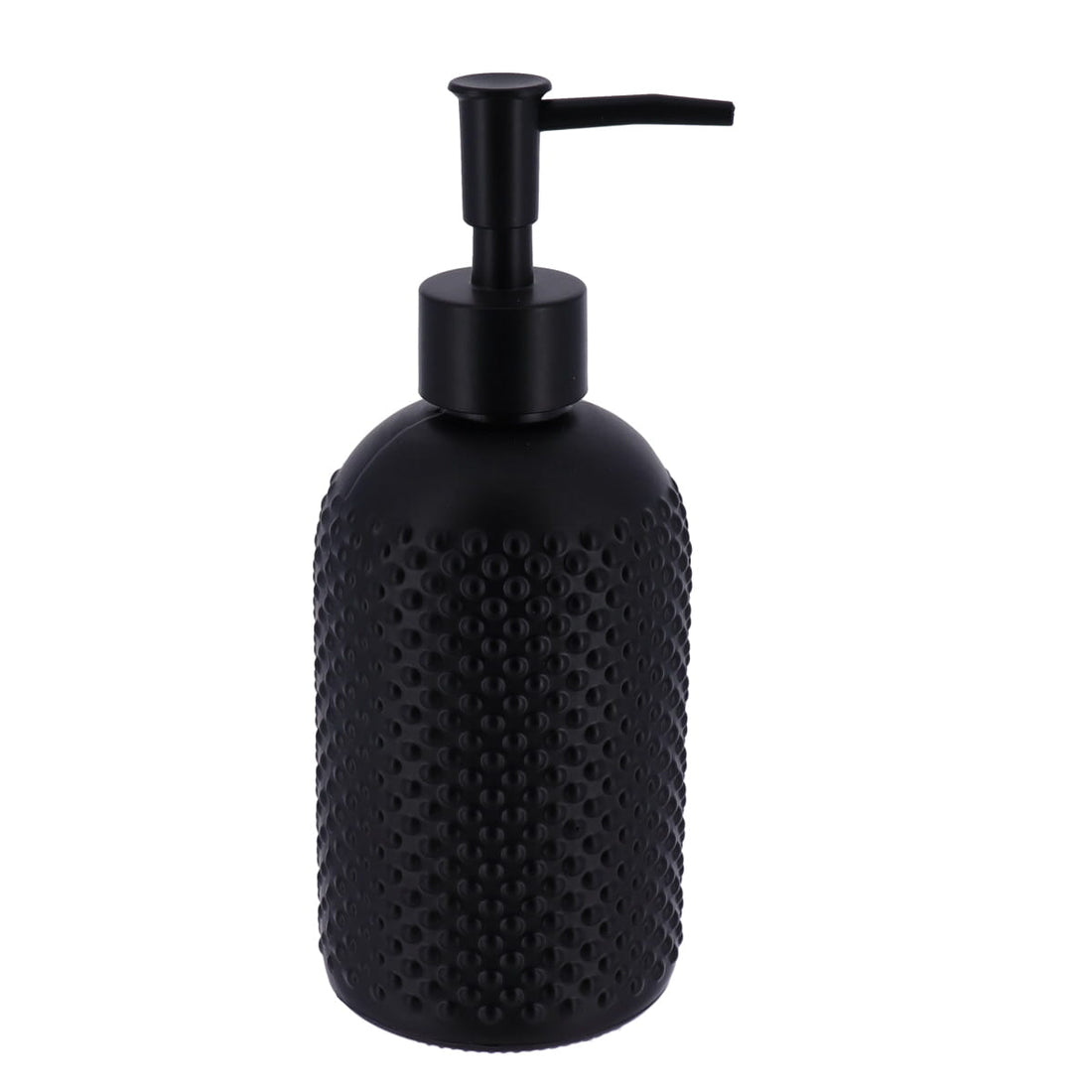 Dispenser pentru Săpun din Sticlă 410 ml - Negru prezentat într-un decor modern marca Ramos