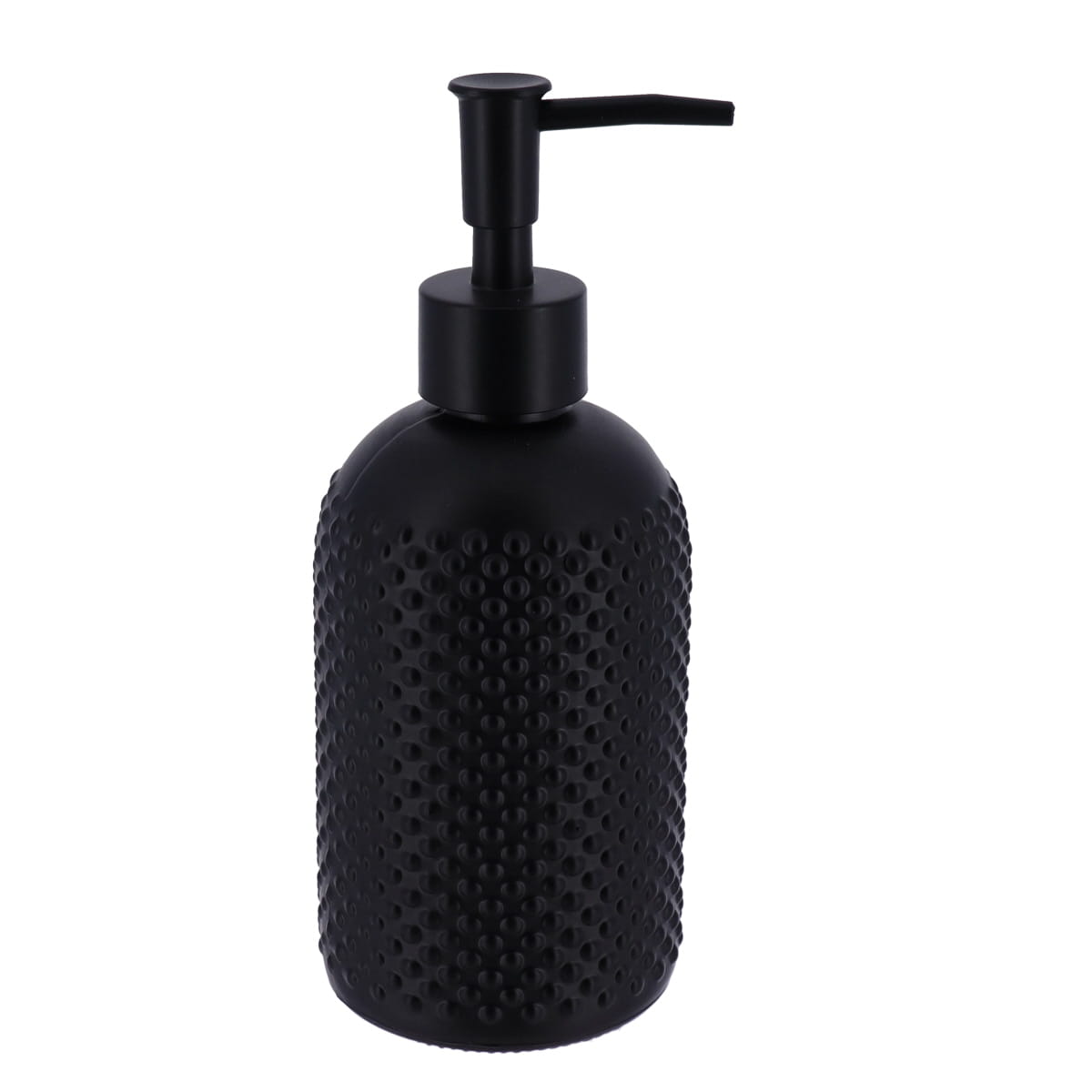 Dispenser pentru Săpun din Sticlă 410 ml - Negru prezentat într-un decor modern marca Ramos