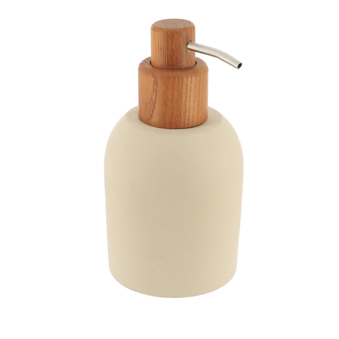 Dispenser pentru Săpun cu Efect de Ciment 230 ml - Bej prezentat într-un decor modern marca Ramos