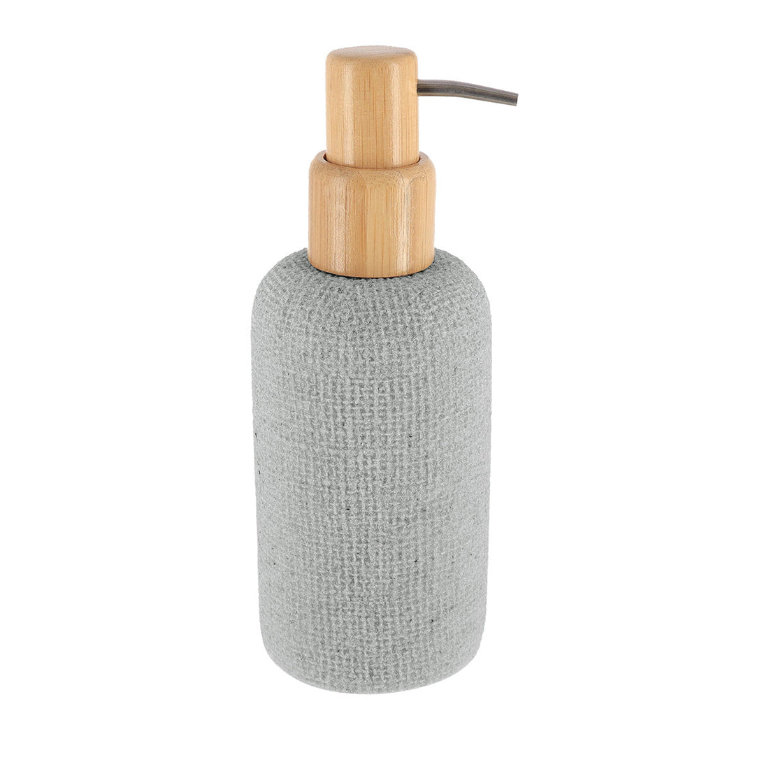 Dispenser pentru Săpun cu Efect de Plasă 340 ml - Gri prezentat într-un decor modern marca Ramos