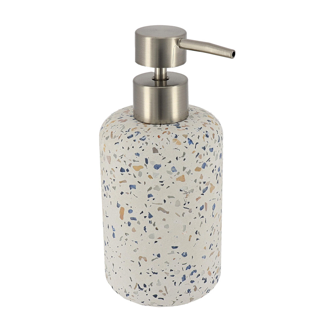 Dozator de Săpun din Ciment - Terrazzo prezentat într-un decor modern marca Ramos