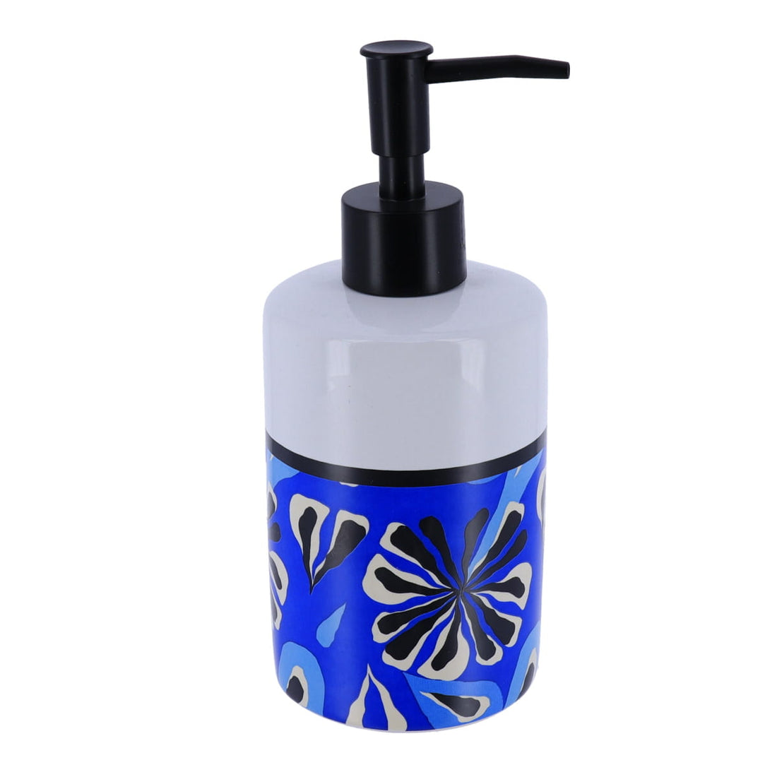 Dozator De Săpun Rotund Și Imprimat Din Dolomit 320 Ml - Signature - ramosdecor