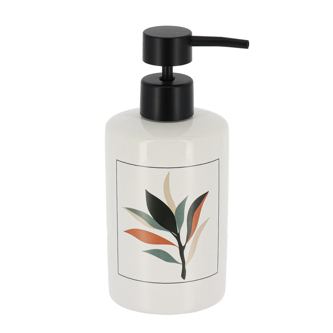 Dozator De Săpun Rotund Și Imprimat Din Dolomit 320 Ml - Bucolique - ramosdecor