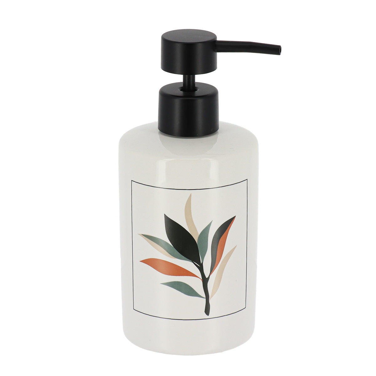 Dozator De Săpun Rotund Și Imprimat Din Dolomit 320 Ml - Bucolique - ramosdecor