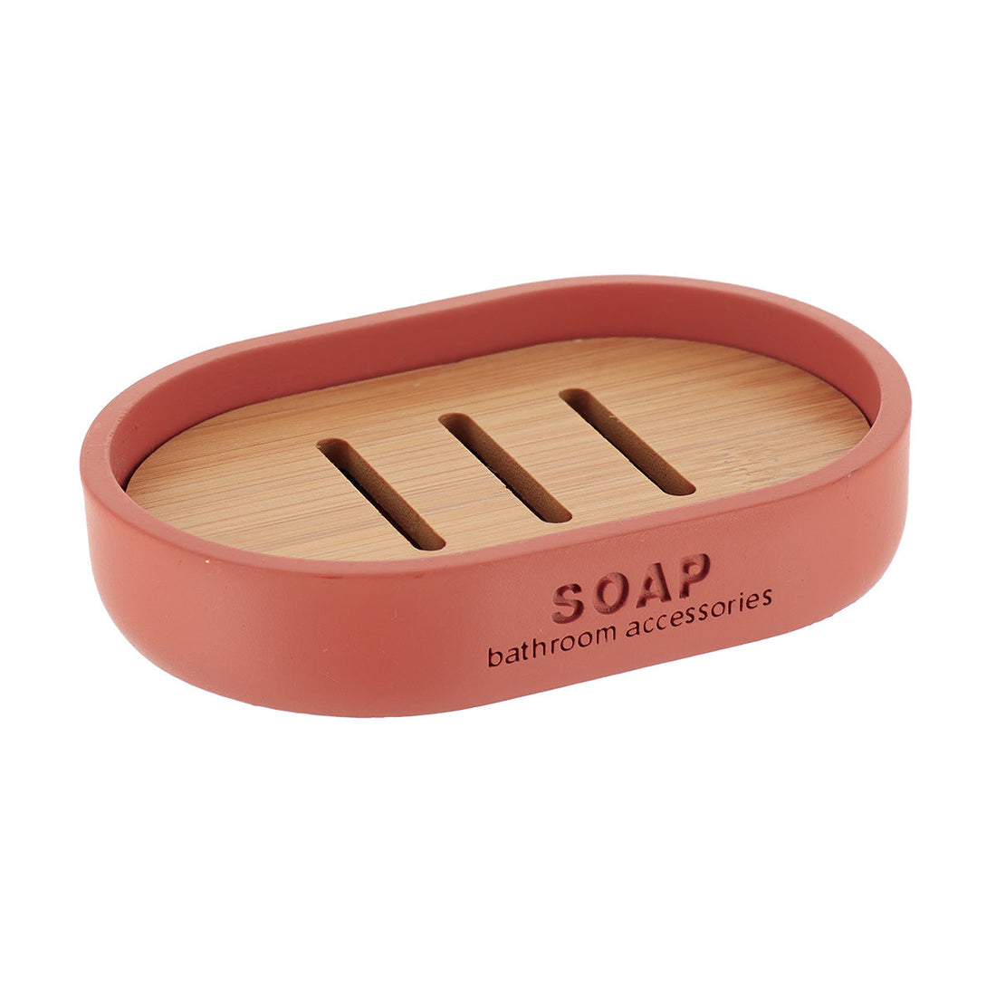 Savonieră din Polirasină - Terracotta/Bambus - ramosdecor