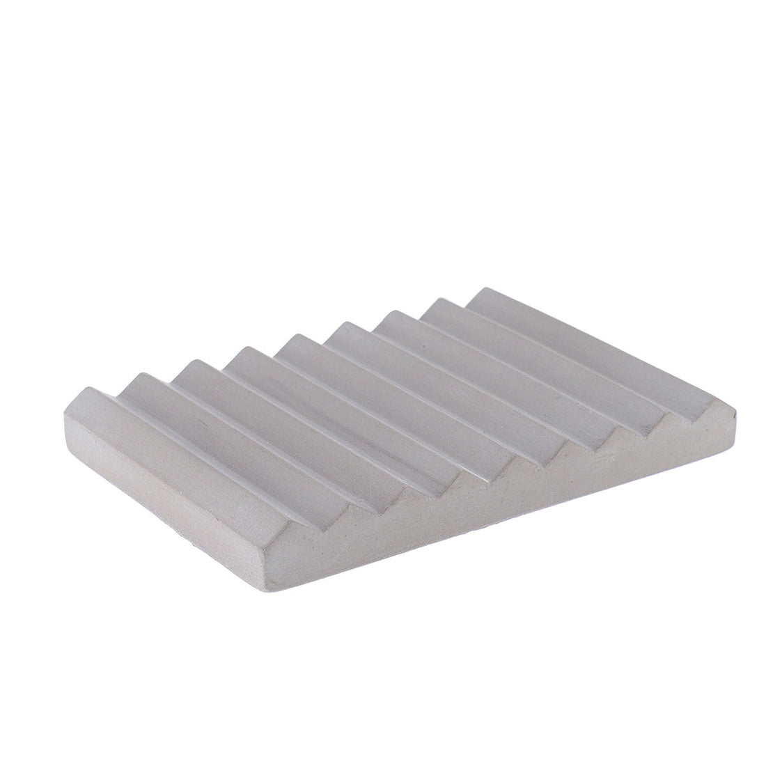 Farfurie Pentru Săpun din Ciment - Gri prezentat într-un decor modern marca Ramos