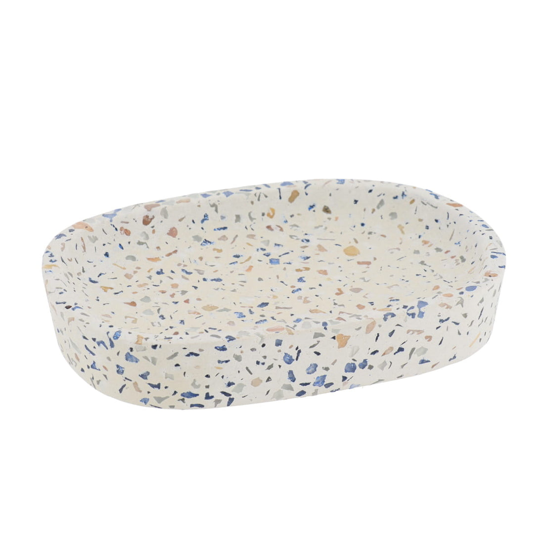 Farfurie Pentru Săpun din Ciment - Terrazzo prezentat într-un decor modern marca Ramos