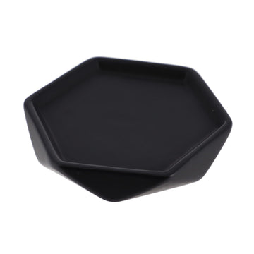 Farfurie Pentru Săpun din Gresie - Negru - ramosdecor