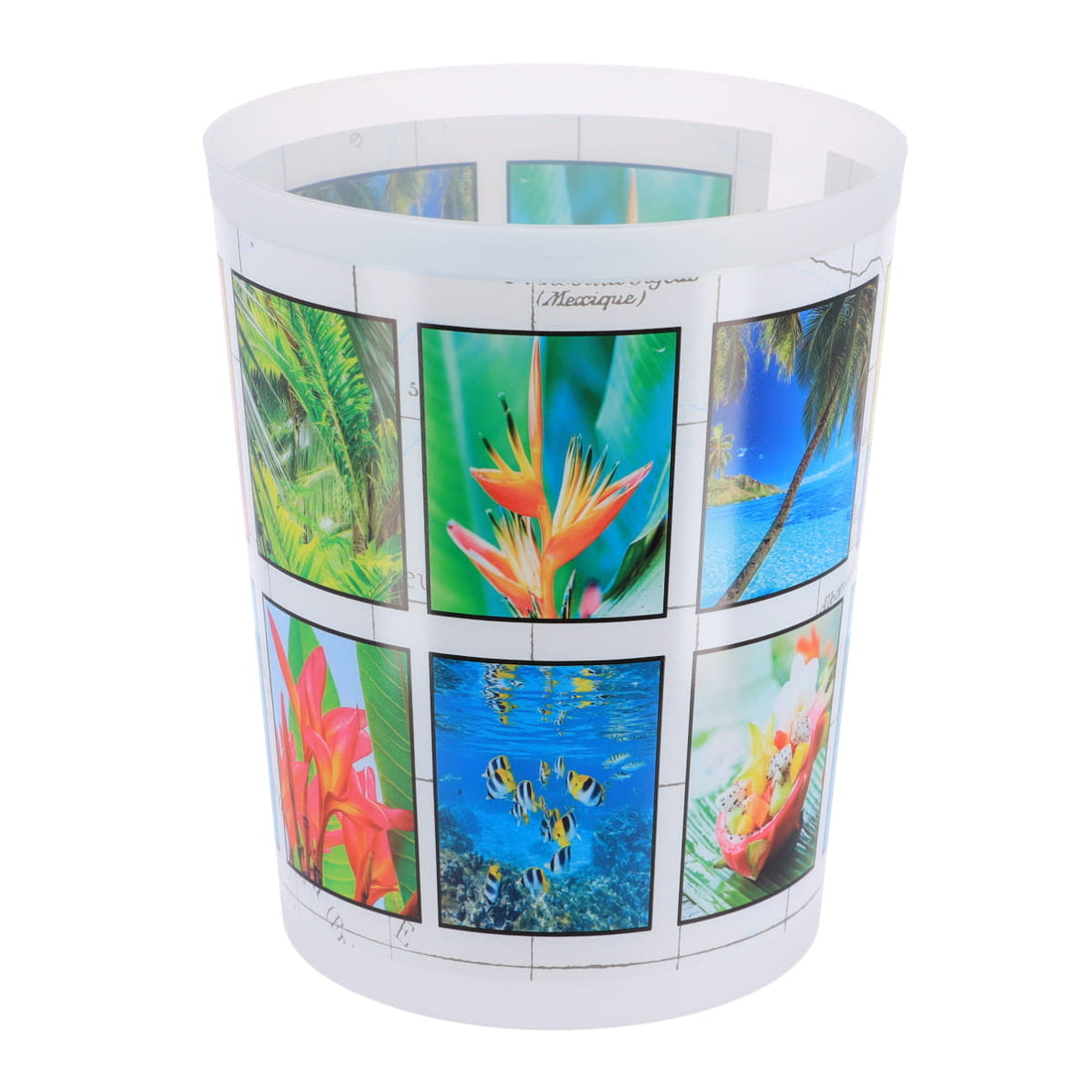 Coș De Gunoi Imprimat Din Polipropilenă 5 L - Island Spirit - ramosdecor