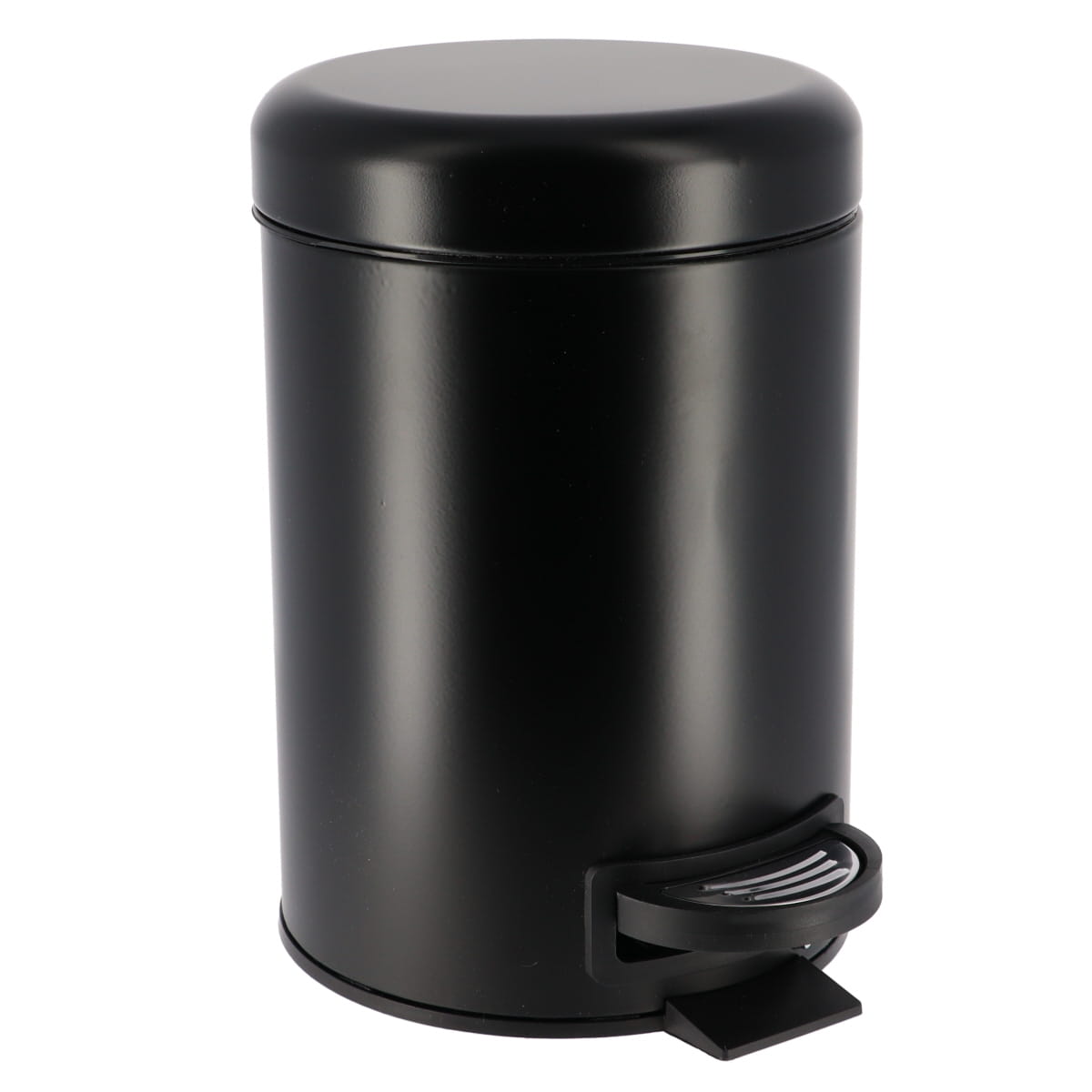 Coș De Gunoi Metalic Cu Închidere Silențioasă 3L - Negru Mat - ramosdecor