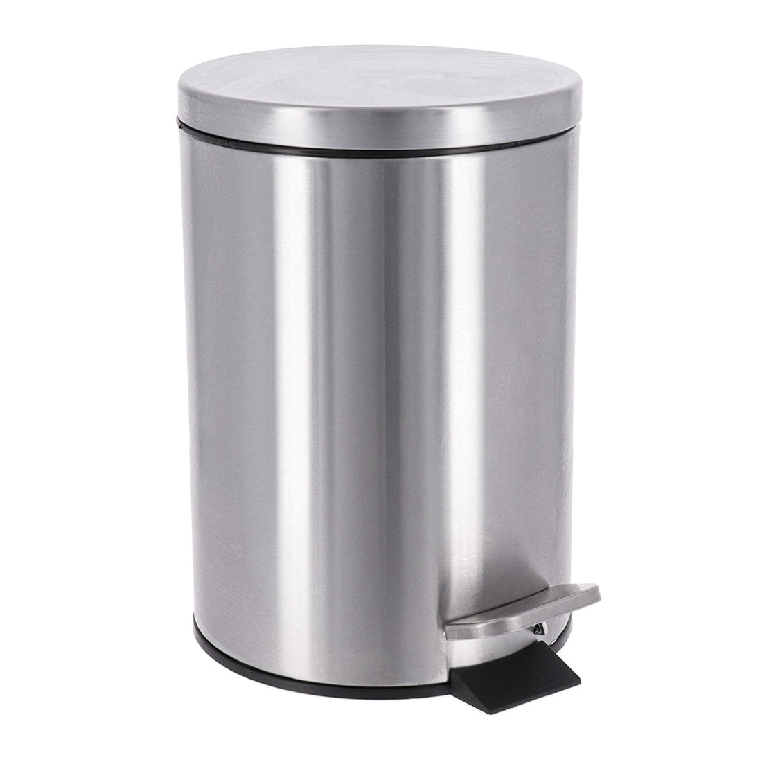 Coș De Gunoi Rotund Din Oțel Inoxidabil 3L - Crom - ramosdecor