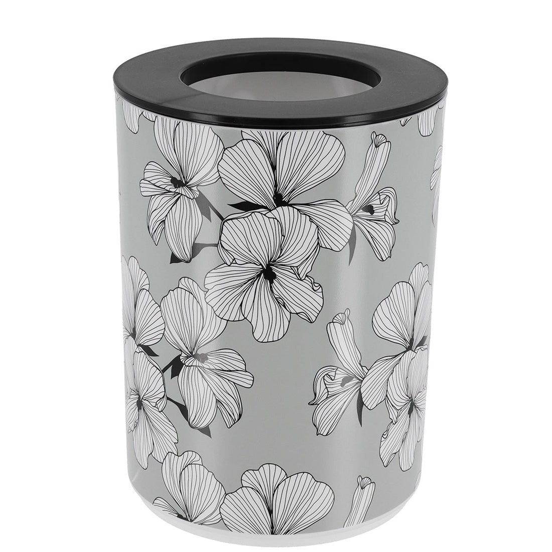 Coș De Gunoi PP Imprimat 5L - Grey Ecrin - ramosdecor
