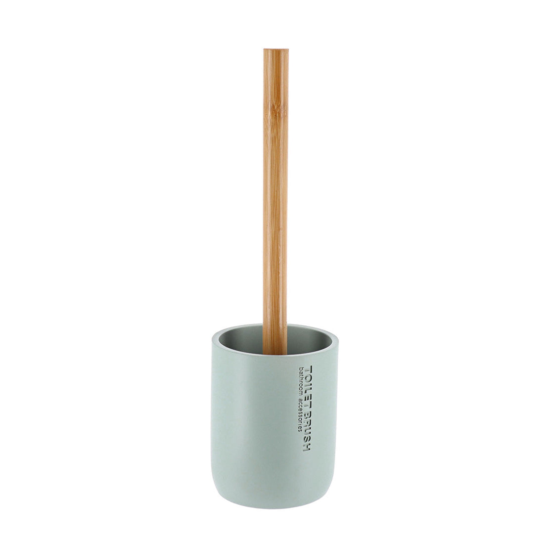 Perie de Toaletă din Polirășină - Verde Eucalipt/Bambus - ramosdecor