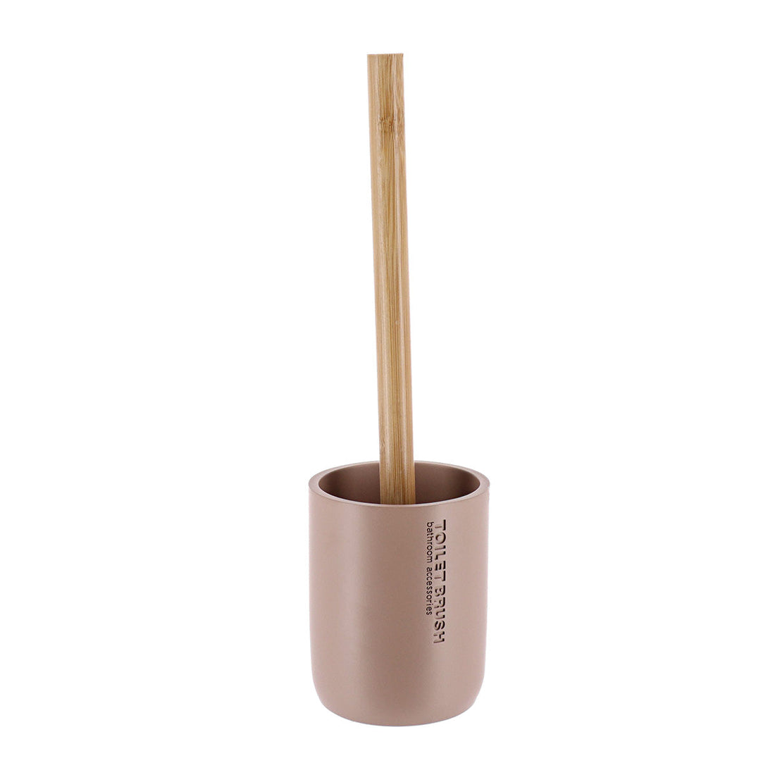 Perie de Toaletă din Polirășină - Cappuccino/Bambus - ramosdecor