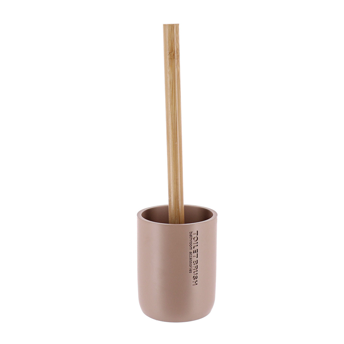 Perie de Toaletă din Polirășină - Cappuccino/Bambus - ramosdecor