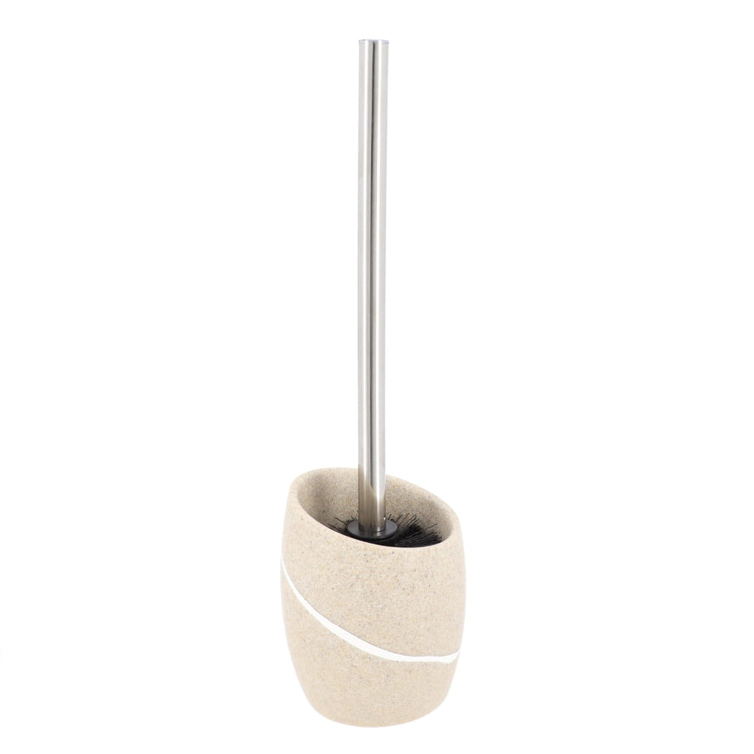 Perie de Toaletă Rotundă din Polirășină - Natural - ramosdecor