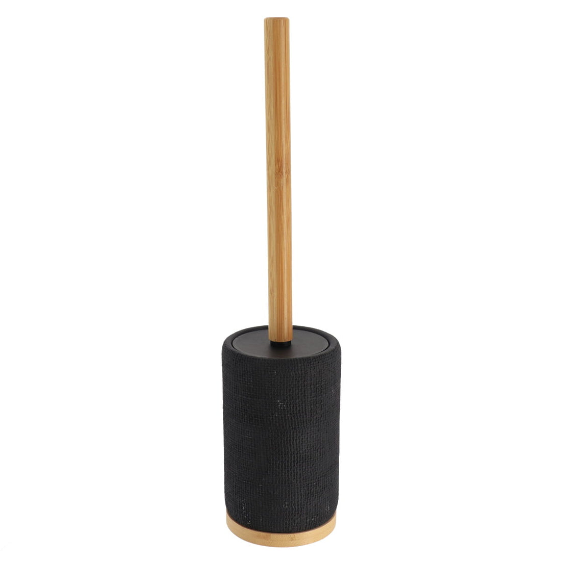 Perie de Toaletă din Polirășină cu Efect de Plasă - Negru - ramosdecor