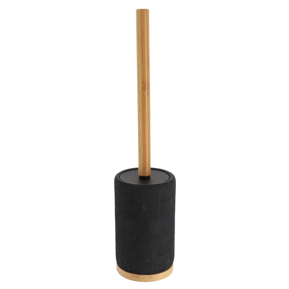 Perie de Toaletă din Polirășină cu Efect de Plasă - Negru - ramosdecor