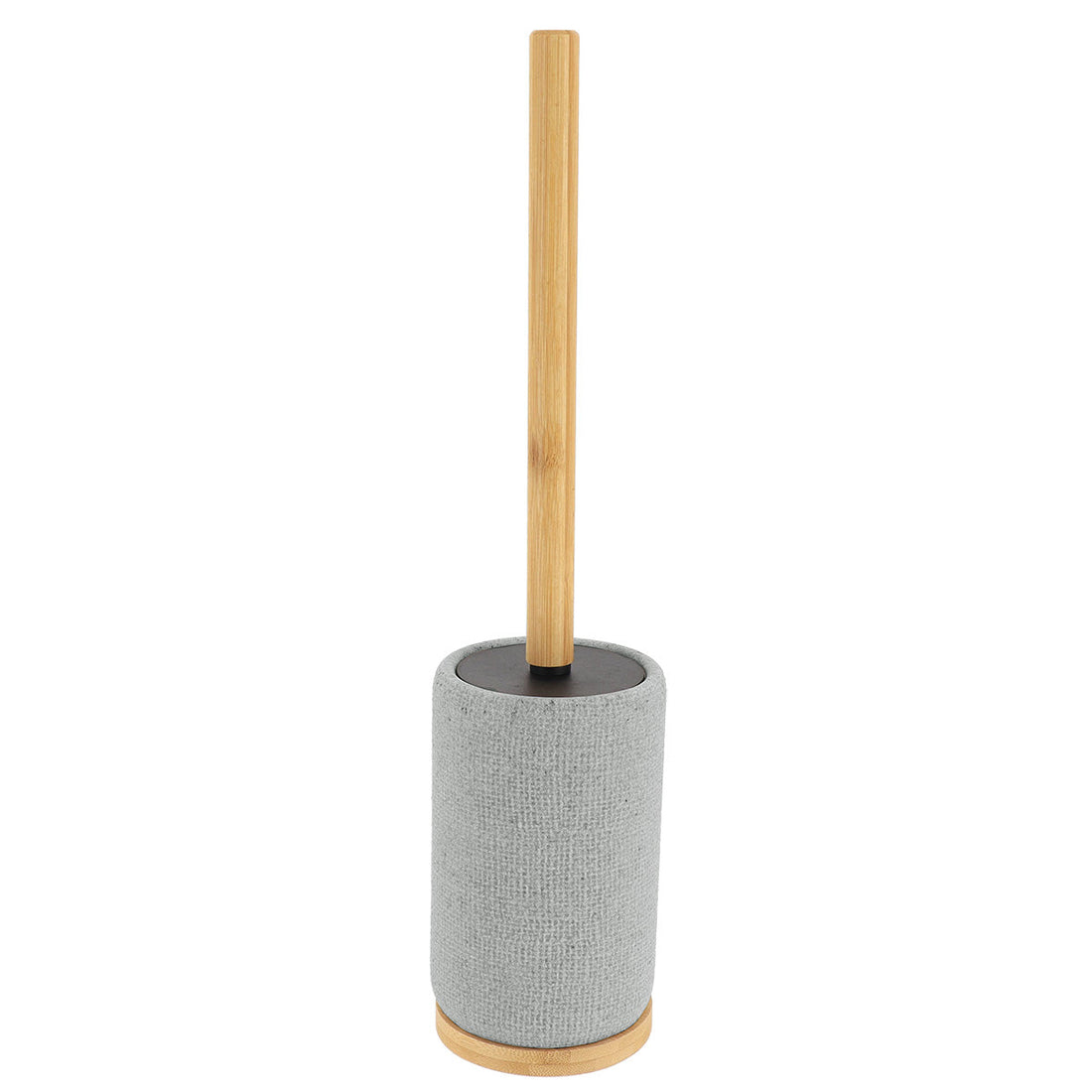 Perie de Toaletă din Polirășină cu Efect de Plasă - Gri, Stil Unic - ramosdecor