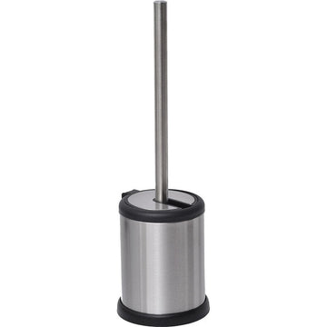 Perie Toaletă Metalică Cu Capac Rabatabil - Chrome - ramosdecor