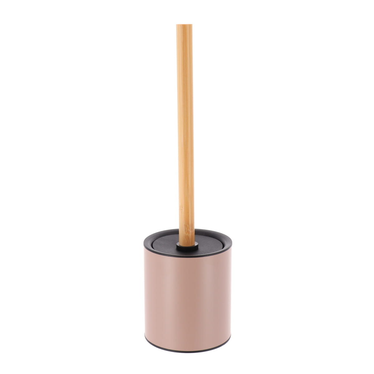 Perie De Toaletă Metalică Cu Mâner Din Bambus - Cappuccino prezentat într-un decor modern marca Ramos