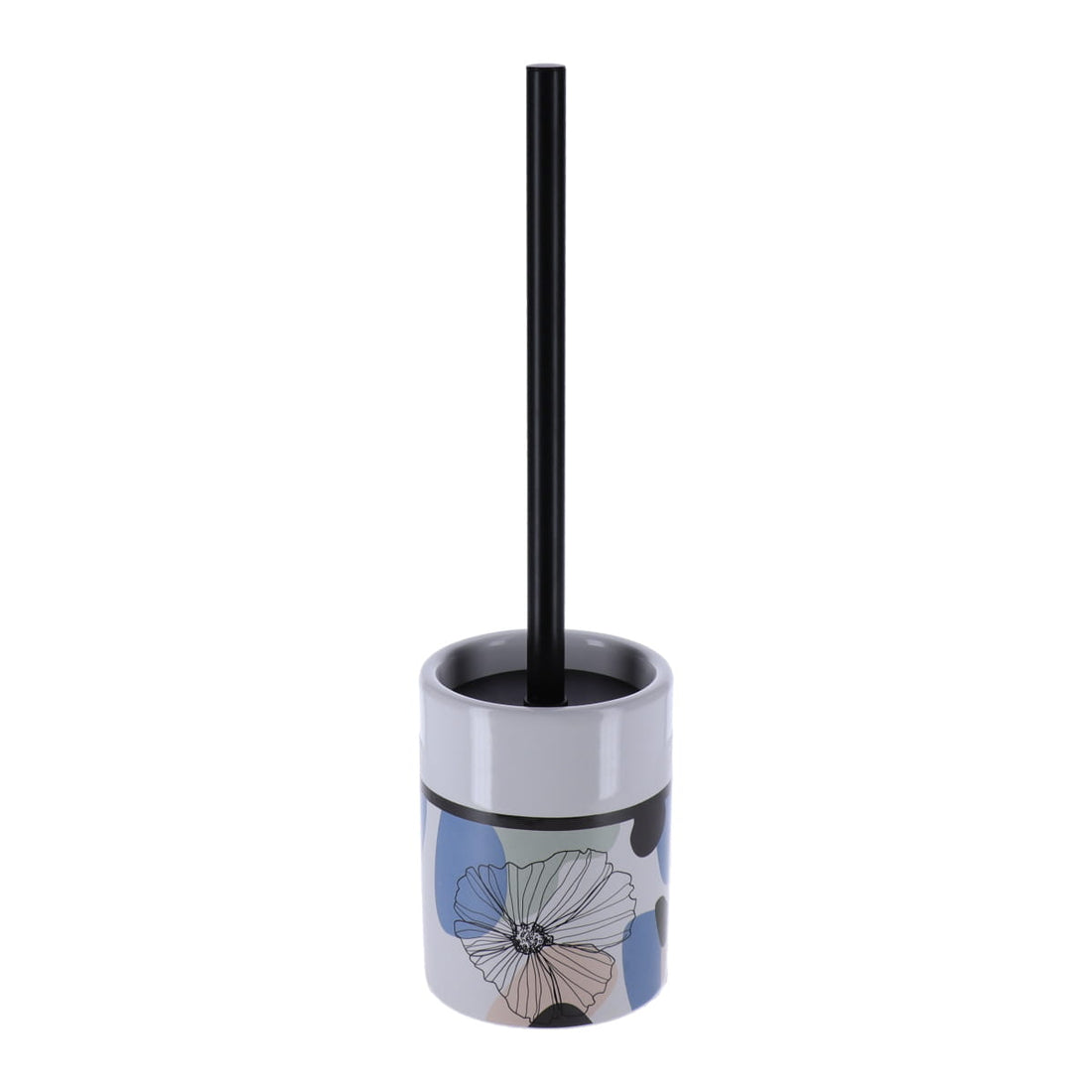 Perie De Toaletă Dolomite Imprimată Cu Tulpină Din Oțel Inoxidabil - Flowers - ramosdecor