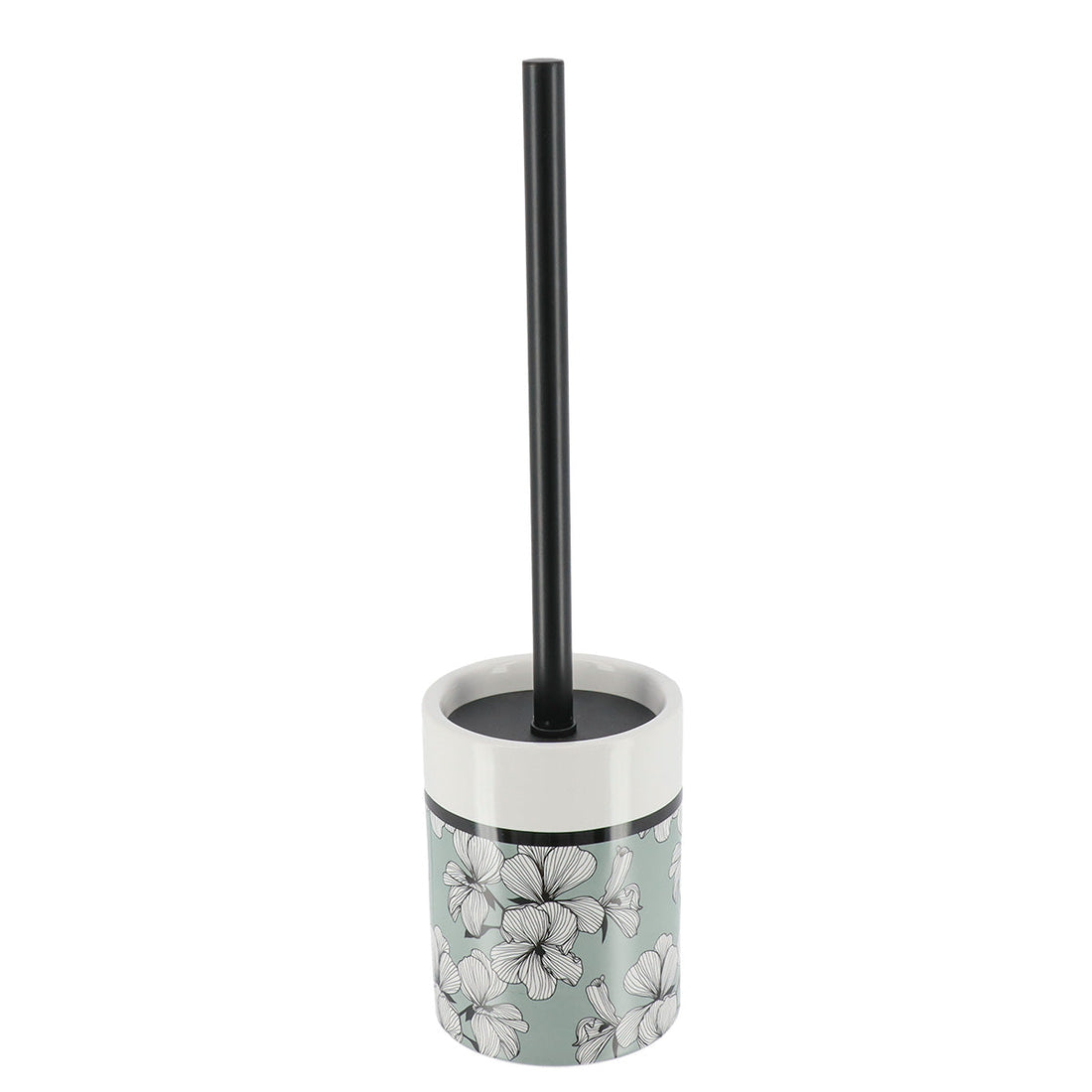 Perie De Toaletă Dolomite Imprimată Cu Tulpină Din Oțel Inoxidabil - Grey Ecrin - ramosdecor